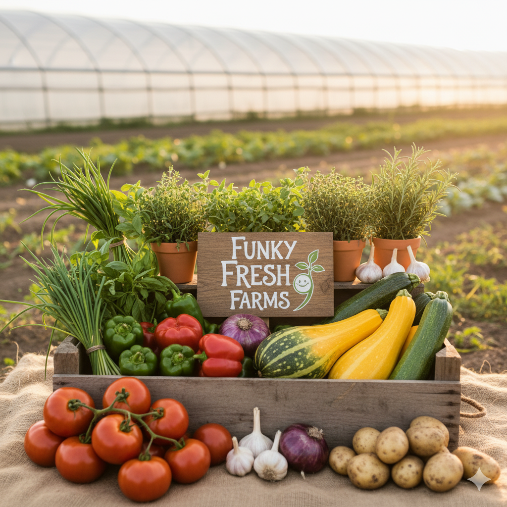Funky Fresh Farms Logo